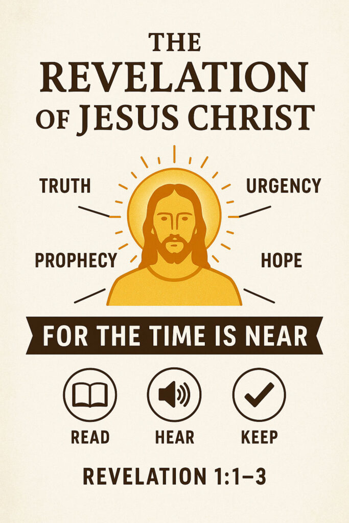 Infographic on the Revelation of Jesus Christ.