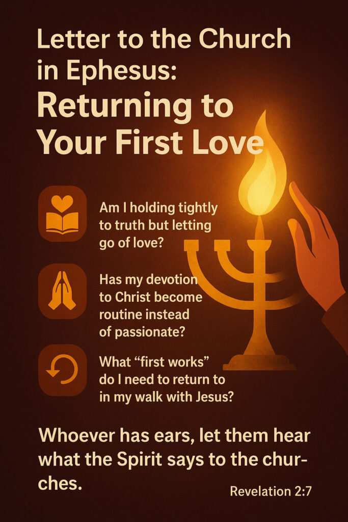 infographic on the letter to the church in Ephesus.